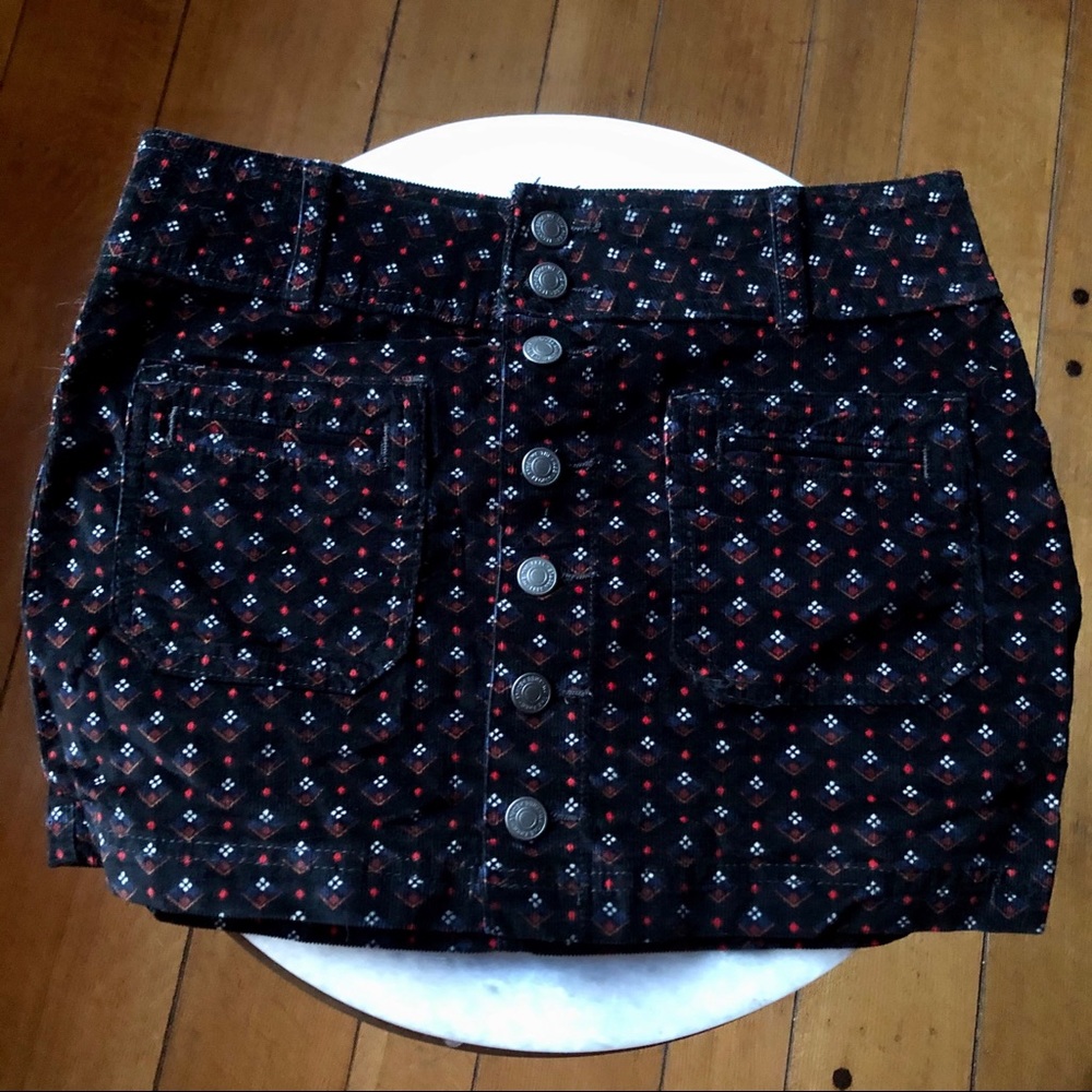 Free People Joanie Cord Skirt sz 25